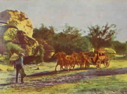 Kilgore approaches the stagecoach.