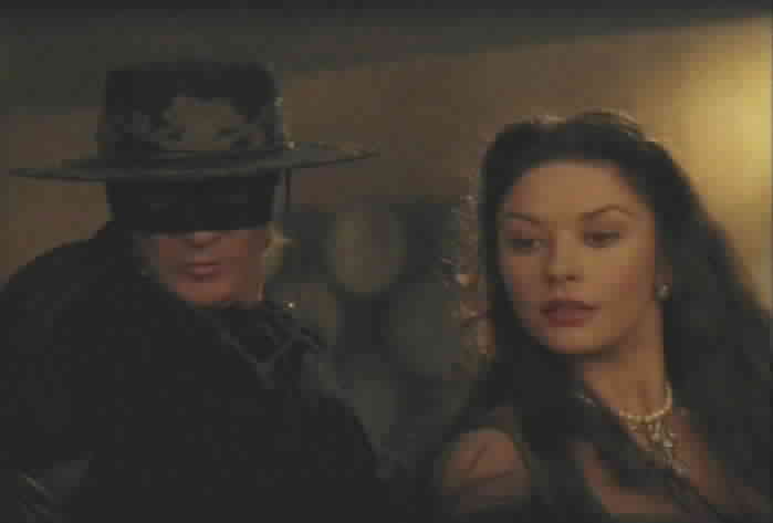 Zorro helps Elena fight Armand's men.