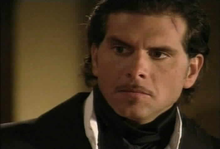 Diego stares at Dolores in surprise.