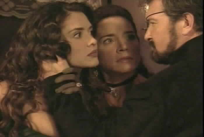 Fernando threatens to beat Esmeralda to a pulp.