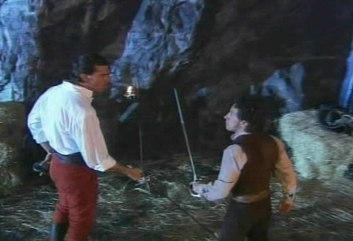Bernardo tries to persuade Diego to fight as Zorro once again.