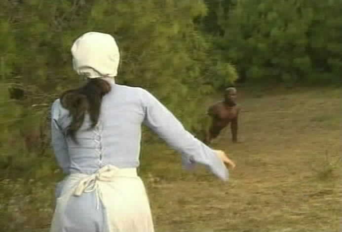 Suplicios is frightened by the runaway slave.