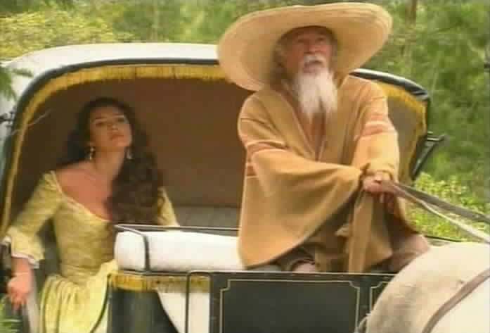 Esmeralda hides Renzo in the carriage.