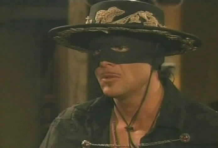 Zorro begs for a reason to keep loving Esmeralda.