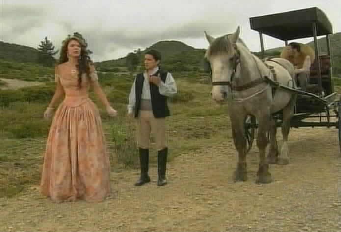 Esmeralda wants to know why the coach has stopped in the middle of nowhere.