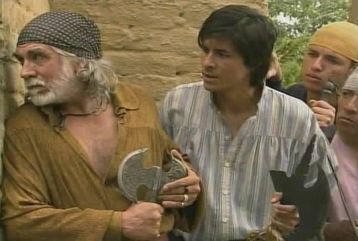 The gypsies prepare to attack the prison.