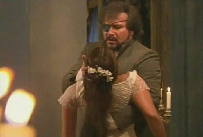 Maria Pia collapses from the gunshot wound.