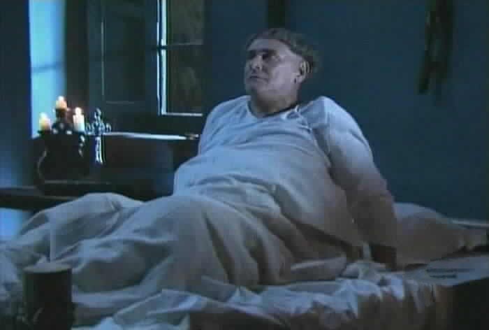 Padre Tomas wakes up suddenly.