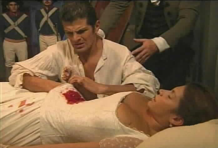 Agapito remarks that Maria Pia's wound is very serious.