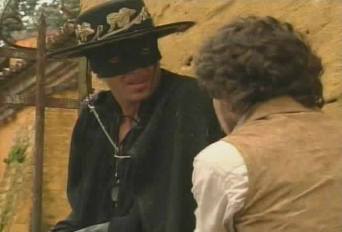 Zorro prepares to enter the prison.