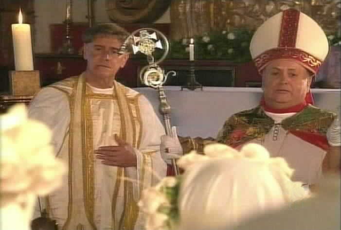 The Cardinal begins the consecration.