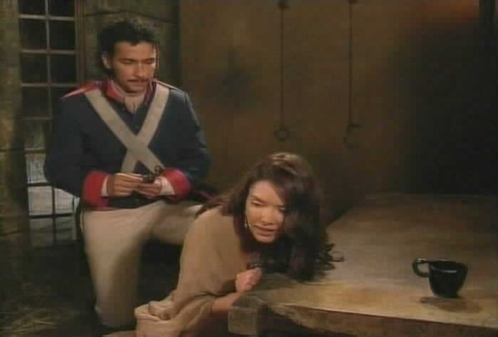 Aguirre tells Esmeralda that Diego wants nothing to do with her.