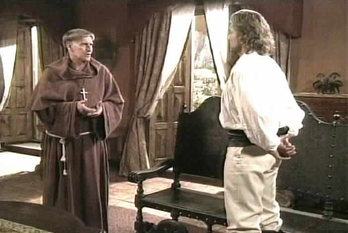 Padre Tomas tells Alejandro that Fernando abducted Maria Pia.