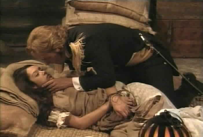 Montero kisses Esmeralda goodbye.