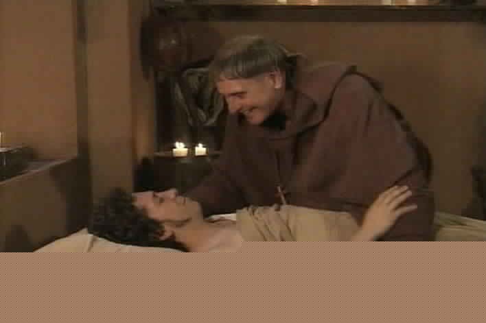 Padre Tomas visits Bernardo.