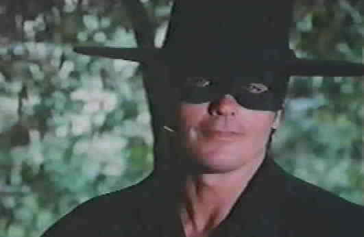 Zorro reassures Hortensia.