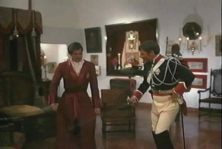 Esteban makes Diego walk and hop in place.