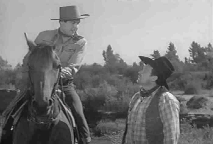 Vic arrives at the bandits' corral.