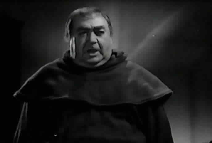 Eugene Pallette is Fray Felipe